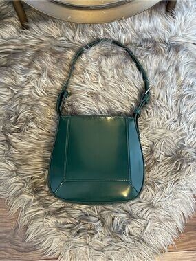 Zara - Green Faux Leather Shoulder Bag - Women